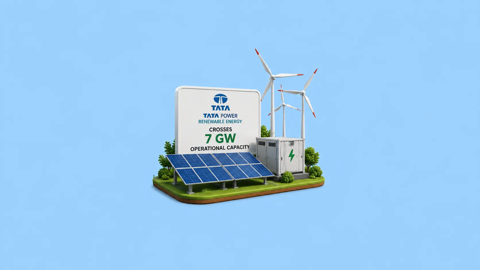 Tata Power Renewable Energy Crosses 7 GW Operational Capacity with New Solar Project